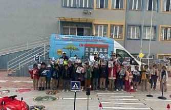 Gaziantep’te jandarmadan 126 öğrenciye trafik eğitimi