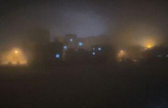 Gercüş’te sis etkili oldu