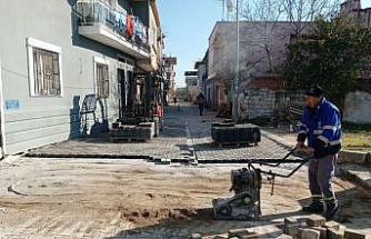 Germencik’te sokaklar yenileniyor