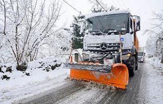 Giresun’da kar yağışı etkisini gösterdi