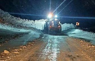 Gümüşhane’de Yağmurdere karayoluna çığ düştü
