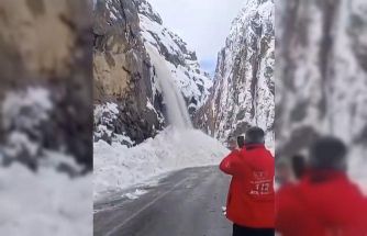 Hakkari-Çukurca karayolunda 2 ayrı çığ düştü: Yol ulaşıma kapandı