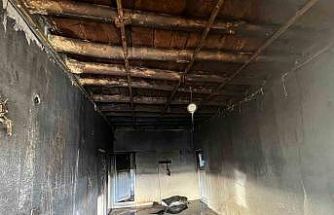 Hakkari’de ev yangını