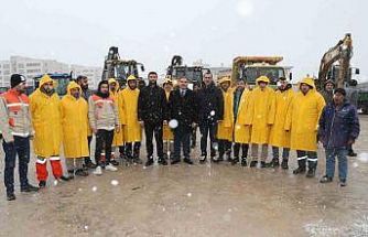 Haliliye Belediyesi kar yağışına hazır