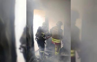 Hatay’da alevlere teslim olan konteyner kullanılamaz hale geldi