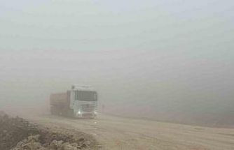 Hatay’da yüksek kesimlerde sis