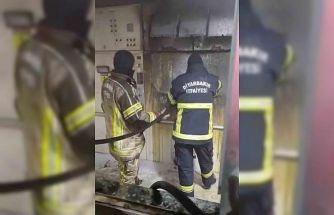 HES’teki yangın itfaiye ekiplerince söndürüldü