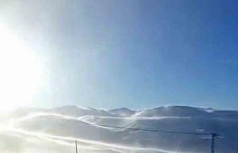 Iğdır’ın yüksek kesimlerinde tipi ve fırtına hayatı olumsuz etkiliyor