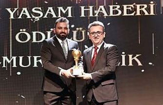 İHA muhabiri Murat Çelik’e "yılın yaşam haberi" ödülü