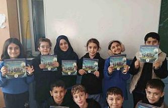 İlkokul öğrencileri, hayallerini kitaba taşıdı