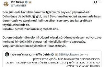 İsrail ordusundan İran açıklaması: "Sürpriz senaryolara karşı yüksek teyakkuz halindeyiz"