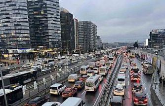 İstanbul’da trafik yoğunluğu yüzde 87’e ulaştı