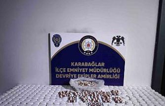 İzmir’de binlerce uyuşturucu hap ele geçirildi