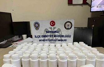 İzmir’de mezarlıkta poşet içerisinden binlerce uyuşturucu hap çıktı