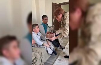 Jandarma, Doğanay’ın 10’uncu yaş gününü kutladı