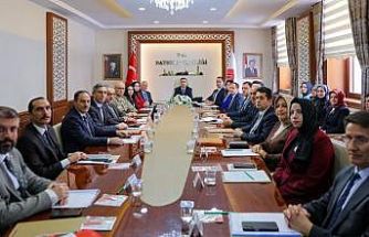 Kadına yönelik şiddetle mücadele çalışmaları koordinasyon toplantısında görüşüldü