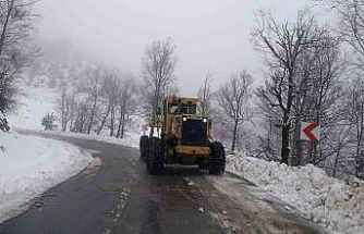 Kahramanmaraş’ta karla mücadele