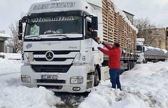 Kahramanmaraş’ta sürücülere çorba ikramı