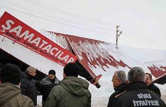 Kar kütleleri sundurmaları çökertti, Başkan Uzun sahada inceleme yaptı