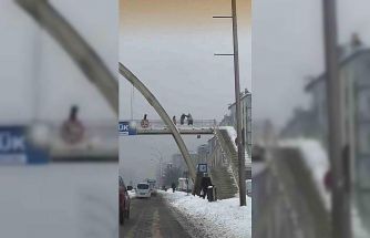 Kar topu attıkları gerekçesiyle çocukları darbeden şahıs tutuklandı