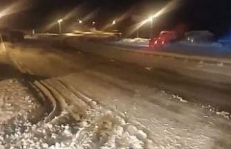 Kar ve tipi nedeniyle kapanan Kayseri-Malatya Karayolu trafiğe açıldı