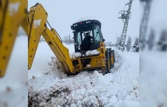Kar yağışı, içme suyu kuyularında elektrik arızasına neden oldu