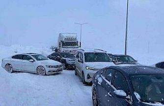 Kar yağışı kazaları beraberinde getirdi