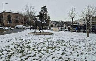 Kar yağışına en çok Büyükşehir Belediye Başkanı sevindi