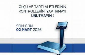 Karabük Belediyesi’nden ölçü ve tartı aletleri için muayene uyarısı