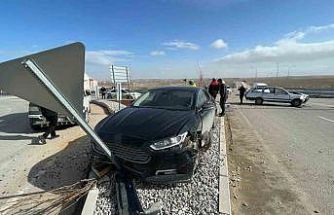 Karaman’da ters yöne giren otomobil kazaya yol açtı