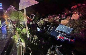 Karayolu savaş alanına döndü: 3 yaralı