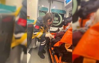 Karla kaplı yollarda zamana karşı yarış kameraya yansıdı