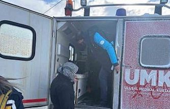 Karlıova’da zorlu kış şartlarında UMKE’den hayat kurtaran müdahale