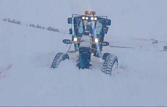 Kars’ta 119 köy yolu ulaşıma kapalı