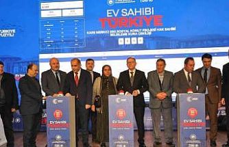 Kars’ta bin 730 konutun kuraları çekildi