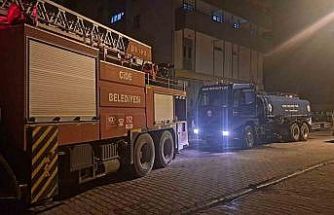 Kastamonu’da çıkan çatı yangını itfaiye tarafından söndürüldü