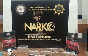 Kastamonu’da uyuşturucuyla yakalanan şahıs tutuklandı