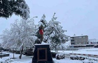 Kavak’ta kar 20 santimetreye ulaştı