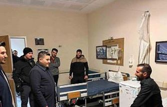 Kaymakam Bulut yeni yıla görev başındakilerle girdi