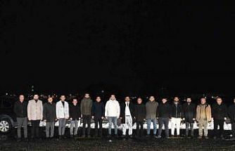 Kaymakam Çakır, karla mücadele çalışmalarını yerinde inceledi