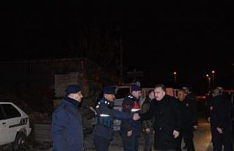 Kaymakam Odabaş yeni yılda görev başındaki personeli yalnız bırakmadı