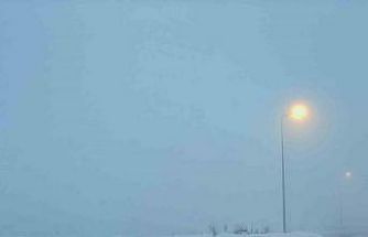 Kayseri’de görüş mesafesine sis engeli