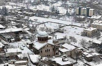 Kayseri’de kar yağışı etkili oldu