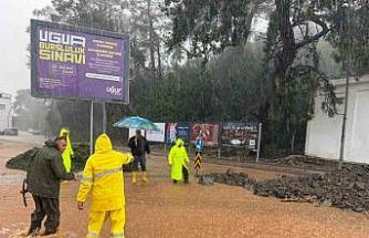 Kemer’de su baskınlarıyla mücadele