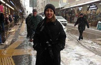 Kilis’te kar yağışı etkili oluyor