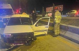 Kırıkkale’de 2 otomobil çarpıştı: 2 yaralı