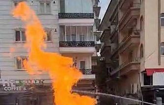 Kırıkkale’de doğal gaz boru hattı patladı, alevler metrelerce yükseldi