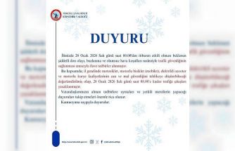 Kırşehir’de motokuryelerin trafiğe çıkışına kısıtlama getirildi