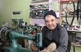 Kış geldi, ayakkabı tamircilerinin işleri açıldı