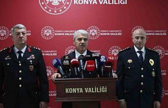 Konya Valisi Akın, 2025 yılındaki güvenlik ve asayiş olaylarını değerlendirdi